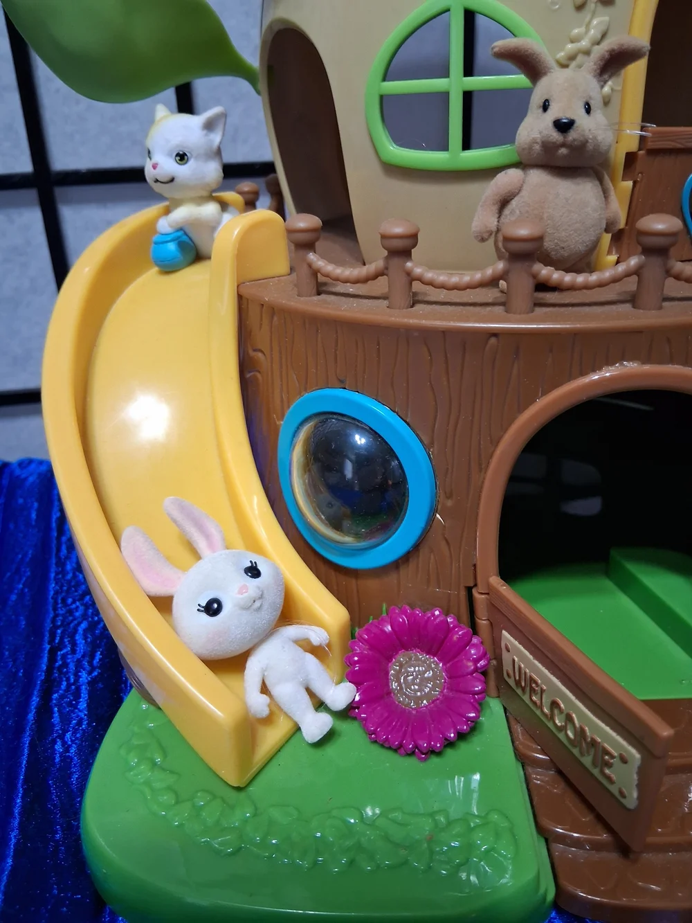 Playhouse Treehouse Toy Set - Pink and Green